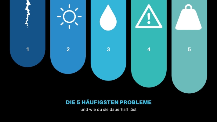 Flachdach undicht? Die 5 häufigsten Probleme – und wie du sie dauerhaft löst - Flachdach abdichten: Die 5 häufigsten Probleme und wie du sie mit Bauelast &amp; Ecoworq löst