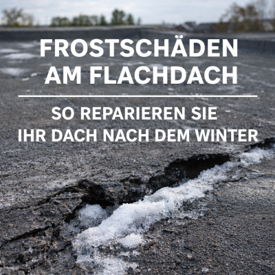 Frostschäden am Flachdach – So reparieren Sie Ihr Dach nach dem Winter - Frostschäden am Flachdach – So reparieren Sie Ihr Dach nach dem Winter